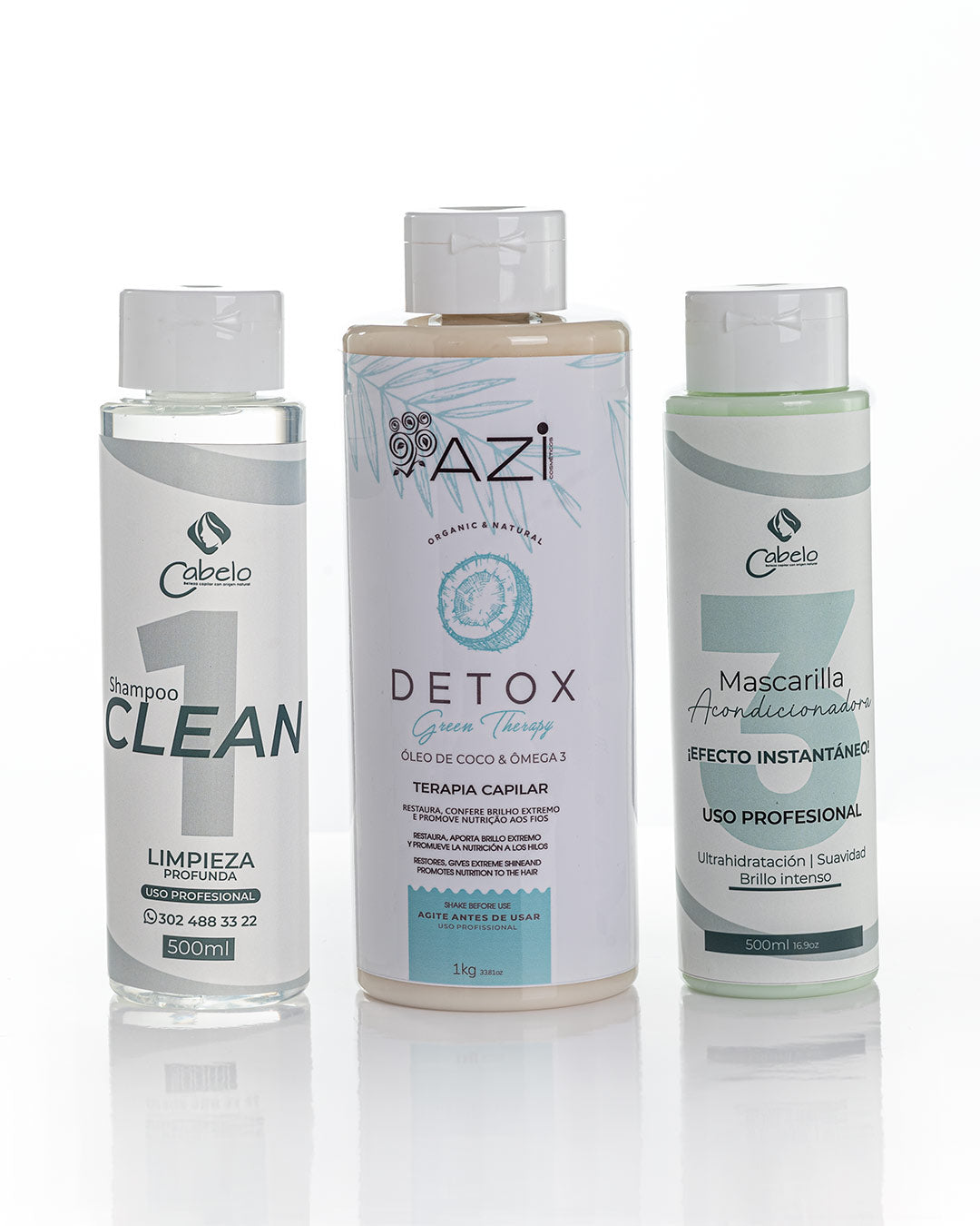 Alisado Orgánico Detox 1000ml ideal para Cabellos normales o todo tipo